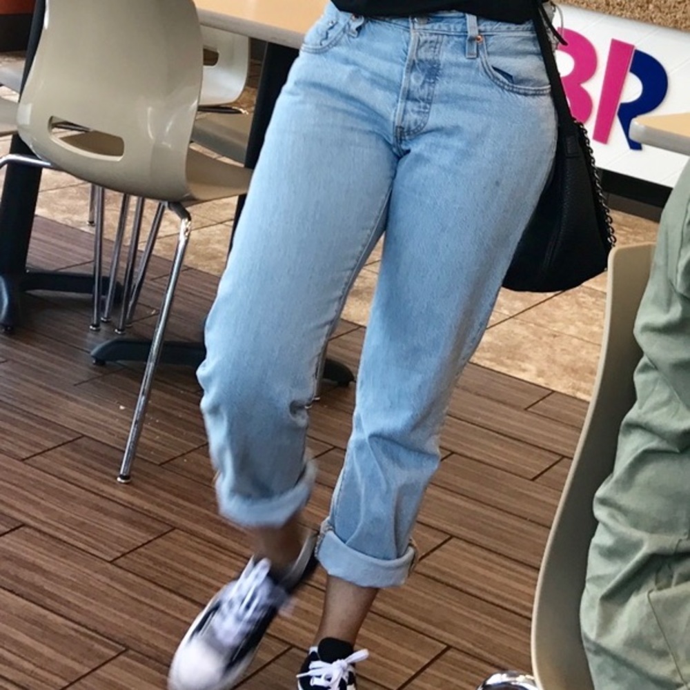 Levi 501 boyfriend jeans